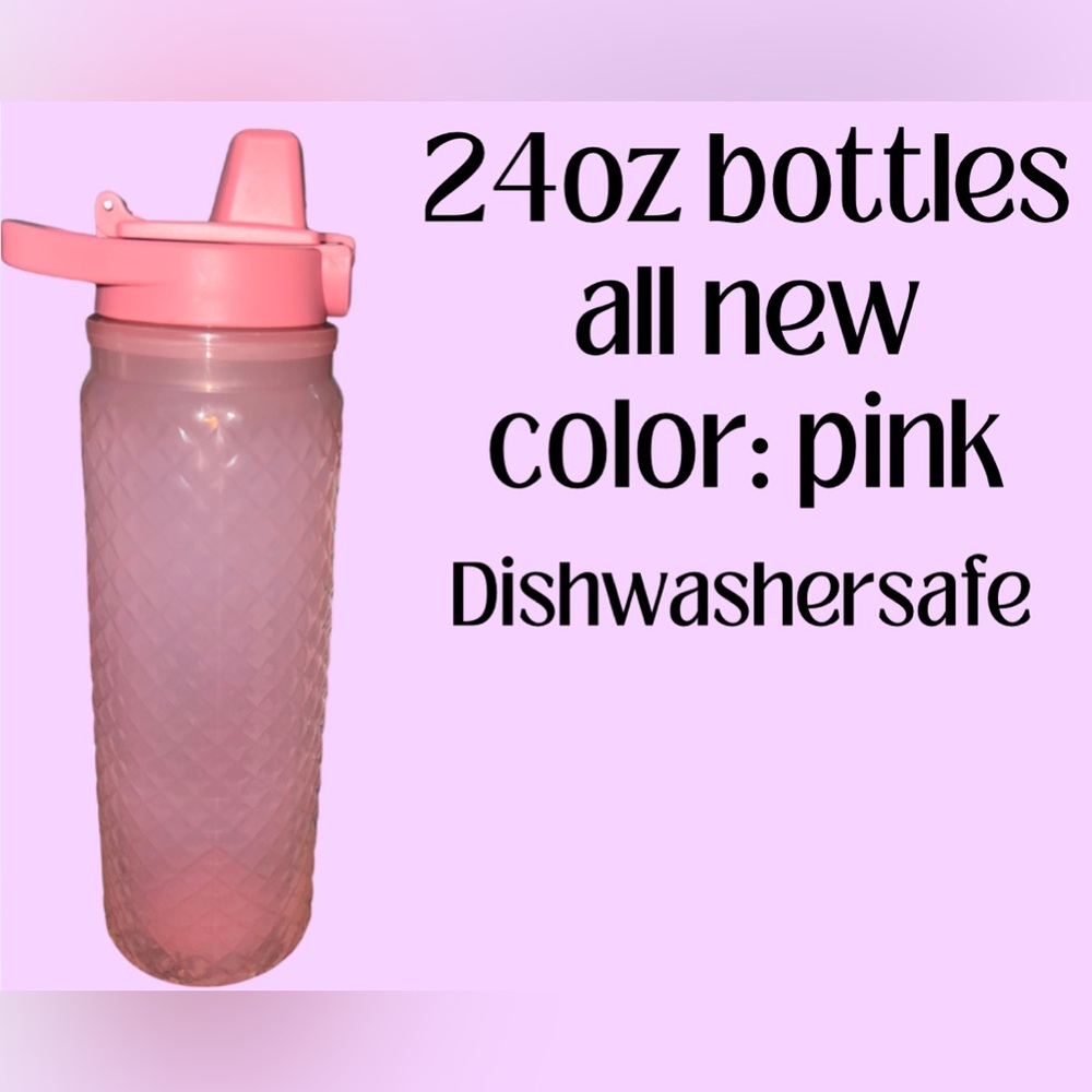 New pink water bottles -24oz